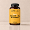 Nutrinvent Vitamin C + D + Zinc 60cps